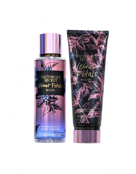 Victorias Secret Velvet Petals Noir Vücut Losyonu 236 ML + Velvet Petals Noir Vücut Spreyi 250 ML