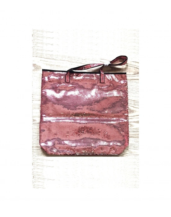 Victorias Secret Vs Pembe Full Payet Tote Çanta Pembe