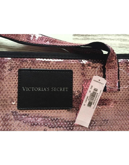 Victorias Secret Vs Pembe Full Payet Tote Çanta Pembe