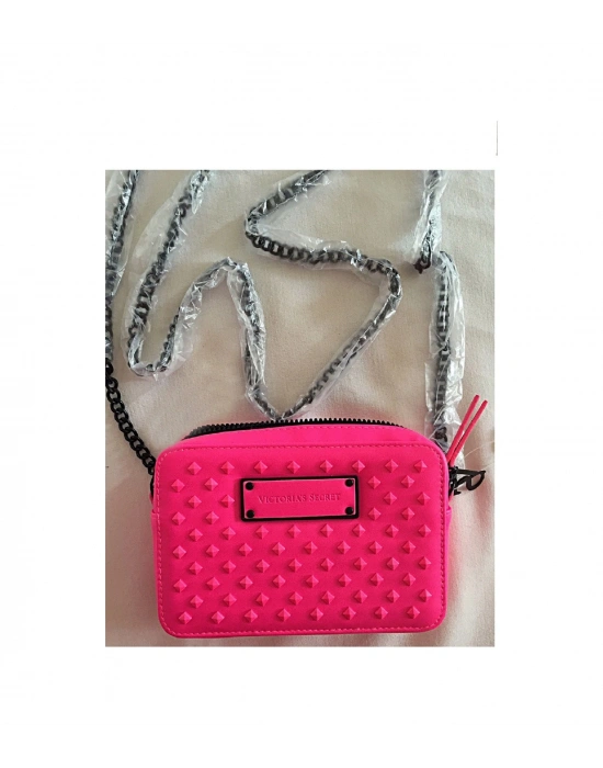 Victorias Secret Vs Pembe Omuz Zincir Askılı Mini Çanta Pembe