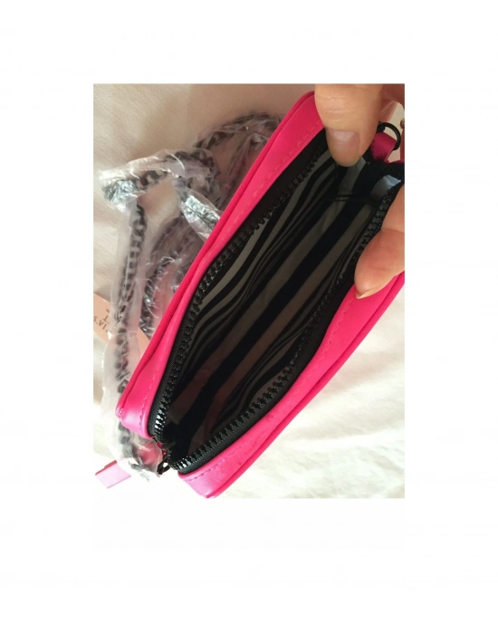 Victorias Secret Vs Pembe Omuz Zincir Askılı Mini Çanta Pembe