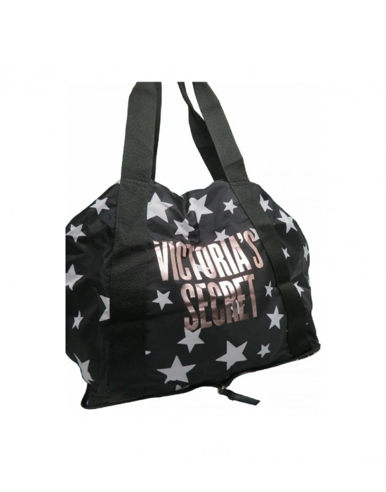 Victorias Secret Vs Siyah Katlanabilir Fermuarlı Spor Ve Seyahat Çantası Siyah