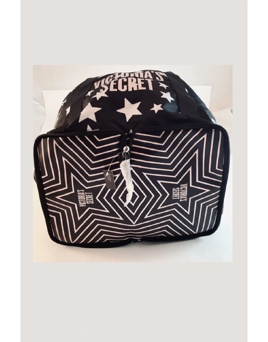 Victorias Secret Vs Siyah Katlanabilir Fermuarlı Spor Ve Seyahat Çantası Siyah