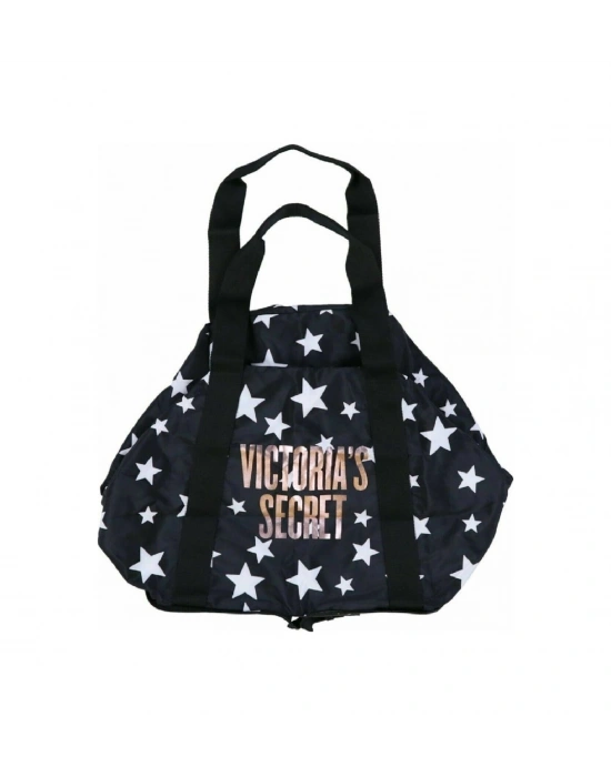 Victorias Secret Vs Siyah Katlanabilir Fermuarlı Spor Ve Seyahat Çantası Siyah