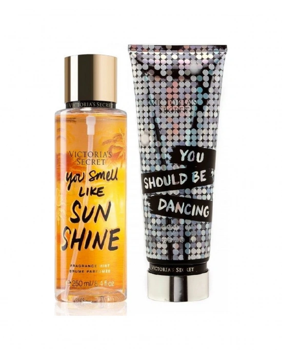 Victorias Secret You Should Be Dancing Vücut Losyonu 236 ML + You Smell Like Sunshine Vücut Spreyi 250 ML