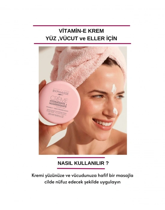 Vitamin-e Nemlendirici Krem Yüz ,vücut Ve Eller Için 250ml
