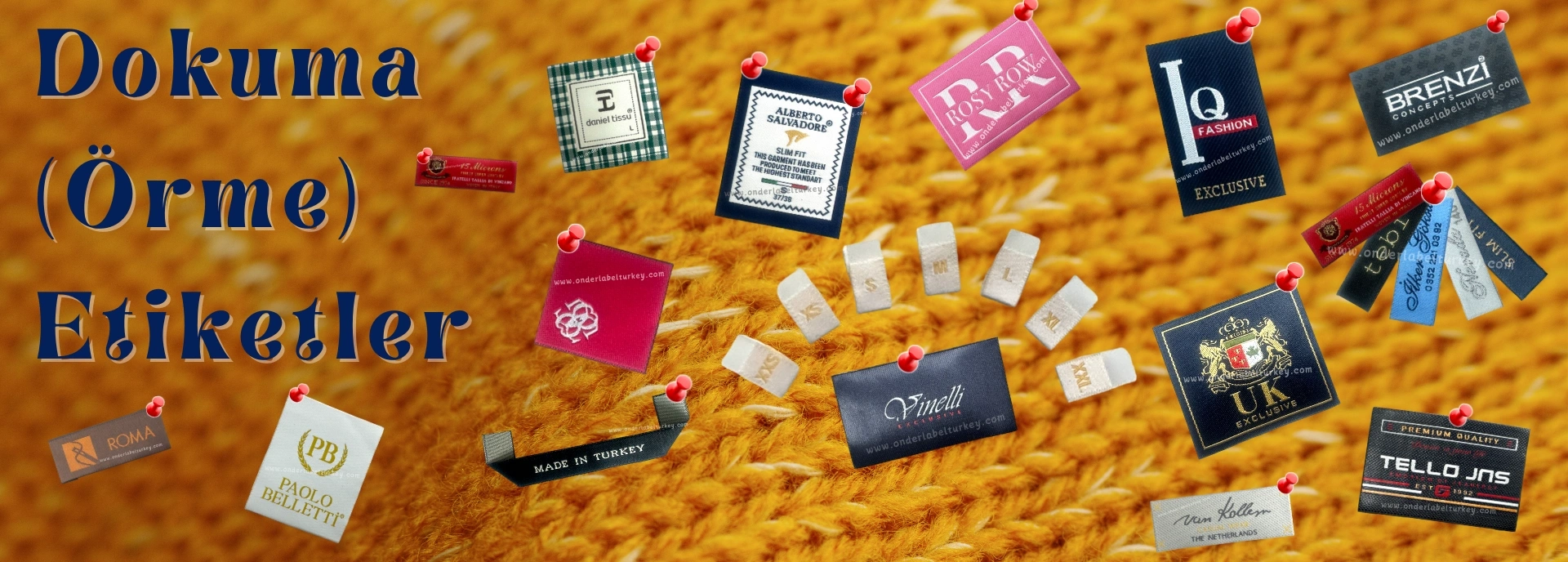 dokuma etiketler
