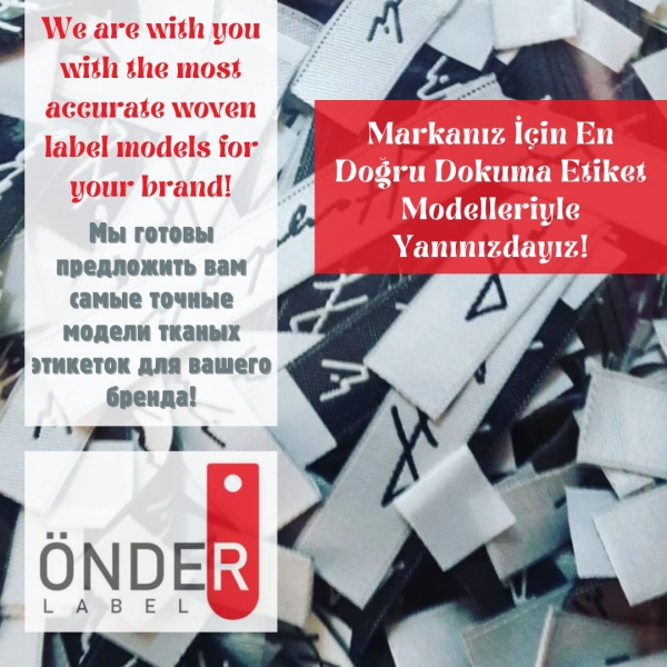 Dokuma Etiket / Woven Label / Тканая Этикетка