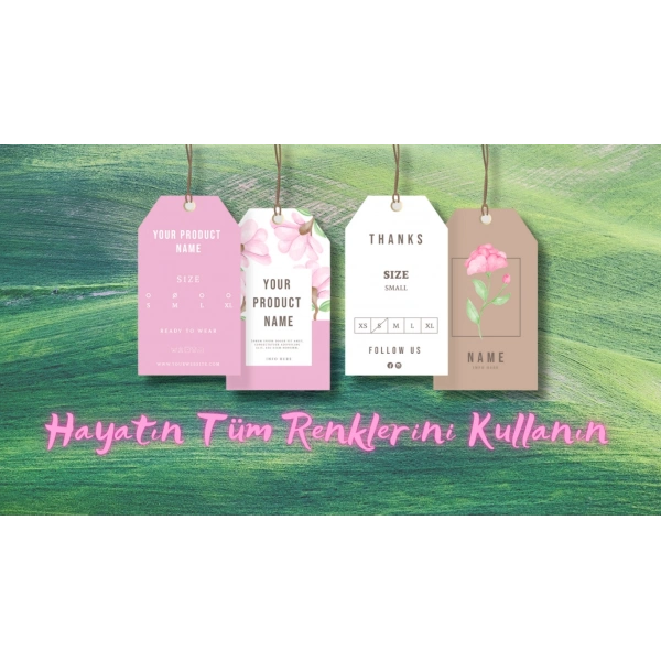 Karton Etiket / Hang-Tag Label / Картонная Этикетка