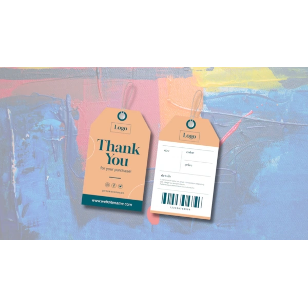 Karton Etiket / Hang-Tag Label / Картонная Этикетка