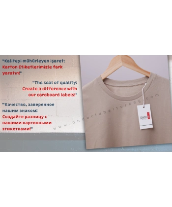 Karton Etiket / Hang-Tag Label / Картонная Этикетка