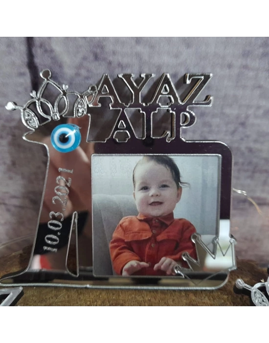 Baskıcı Amca 1 Yaş Pleksi Fotoğraflı Magnet