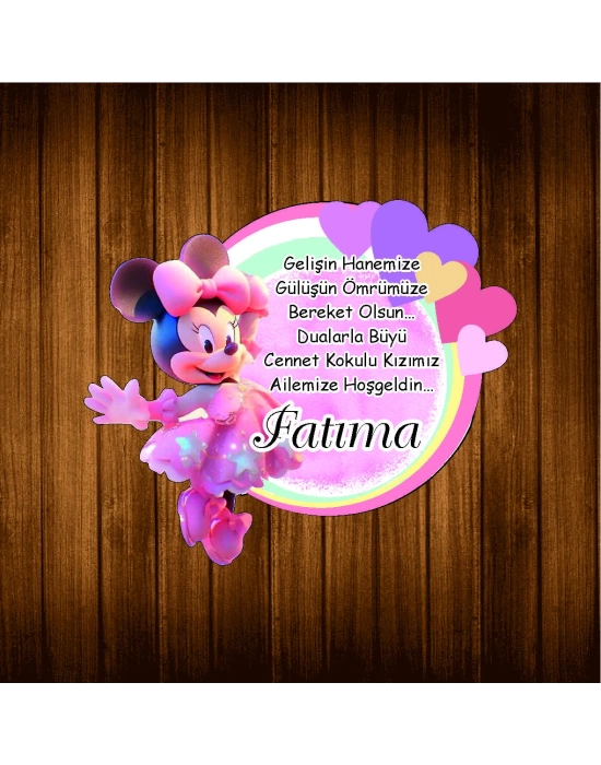 Baskıcı Amca Minnie Mouse  Magnet