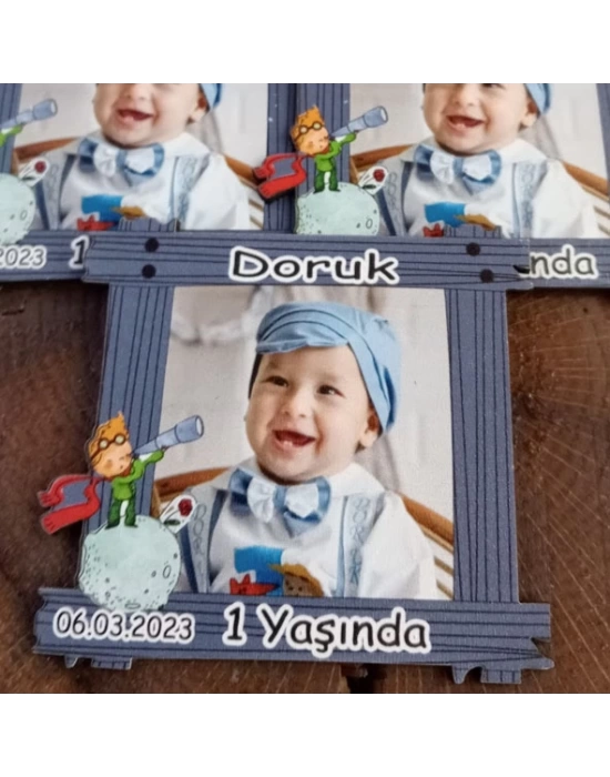 Baskıcı Amca  Küçük Prens  Fotoğraflı Magnet