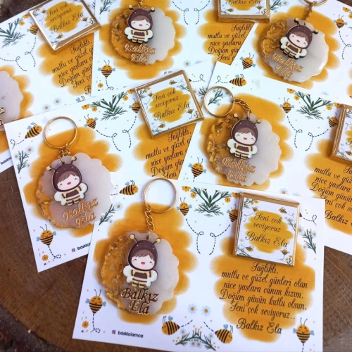 Baskıcı Amca Epoksi Anahtar & Çikolata