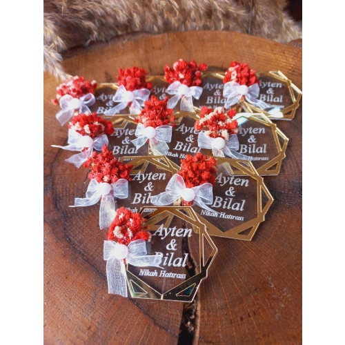 Baskıcı Amca Şeffaf Altıgen Magnet