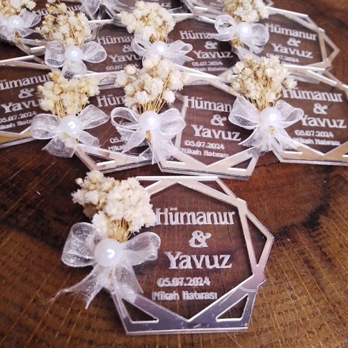 Baskıcı Amca Pleksi Altıgen Magnet