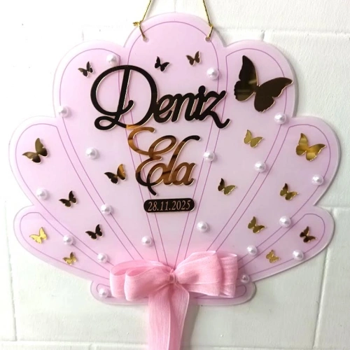 Baskıcı Amca  Fiyonklu Kapı Süsü