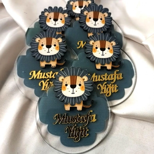 Aslanlı Boyamalı Magnet