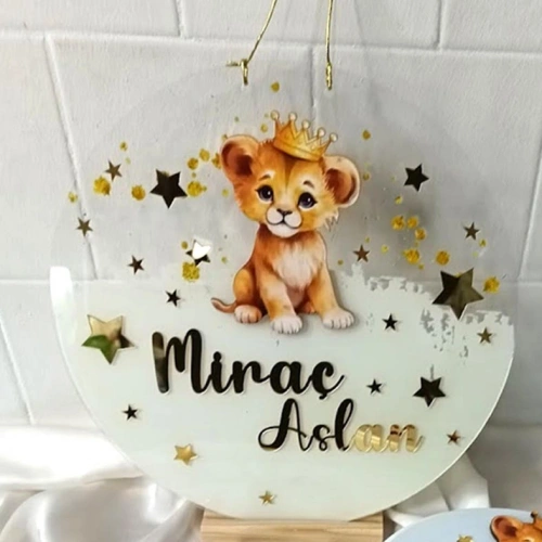 Aslan Temalı Kapı Süsü