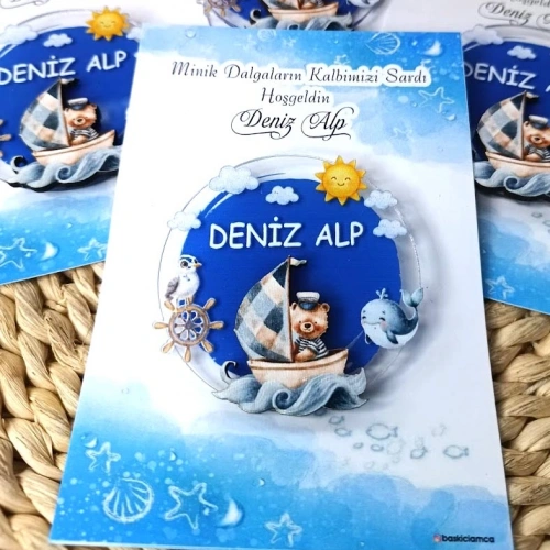Deniz Konsept Kartlı Magnet