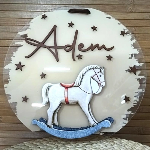 Atlı Konsept Kapı Süsü