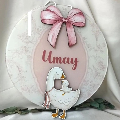 Fiyonk Desenli Kapı Süsü