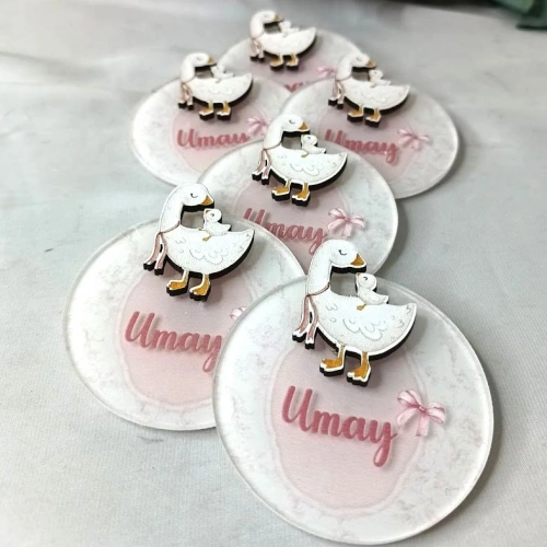 Fiyonk Desenli Magnet