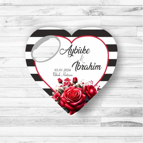 Gül Temalı Kalp Açacak