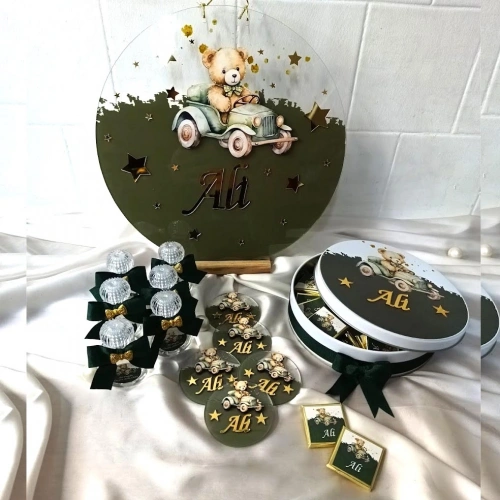 Arabalı Ayıcık Temalı Set