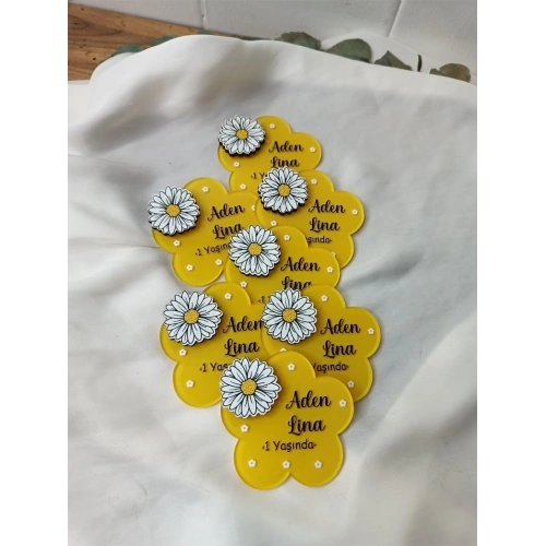 Papatya Boyamalı Magnet