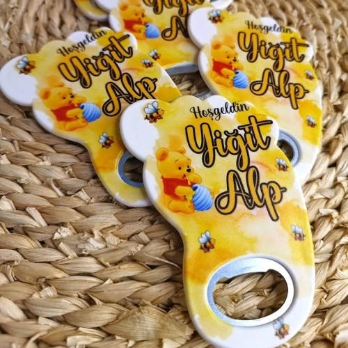 Baskıcı Amca Arı Temalı Açacaklı Magnet