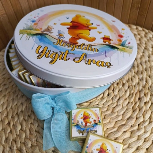 Sevimli Ayıcık Temalı Çikolata Kutusu