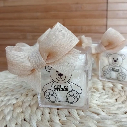 Baskıcı Amca Ayıcık Desenli Mum