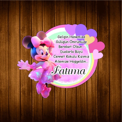 Baskıcı Amca Minnie Mouse  Magnet