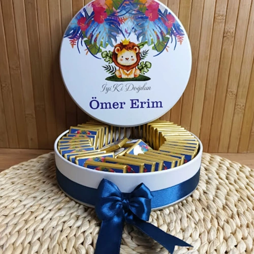 Aslan Safari Temalı Çikolata Kutusu