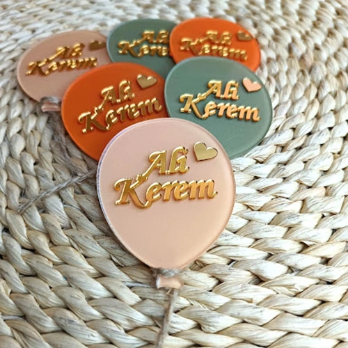 Baskıcı Amca Balon Temalı Boyamalı Magnet