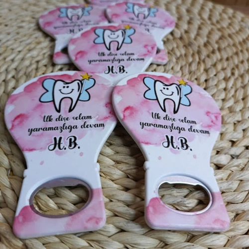 Baskıcı Amca Diş Temalı Açacak Magnet