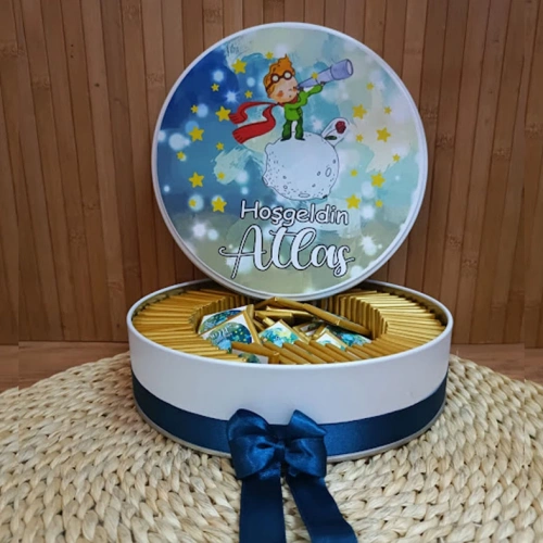 Küçük Prens Temalı Hediyelik Bebek Çikolatası