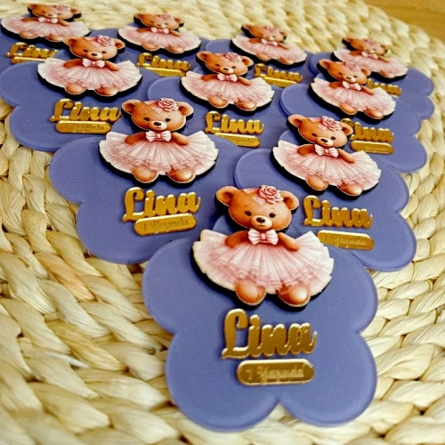 Baskıcı Amca Çiçekli Boyamalı Magnet