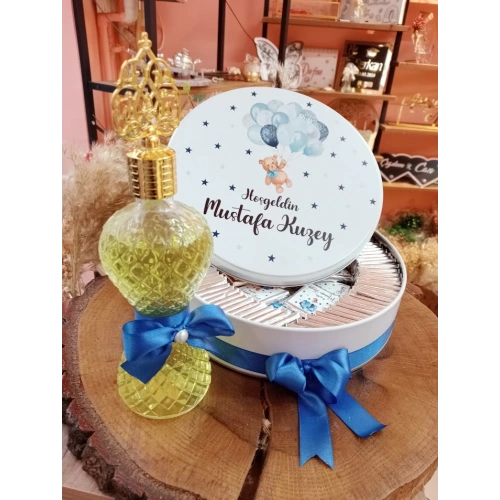 Baskıcı Amca Çikolata Kutusu + Kolanya Şişesi