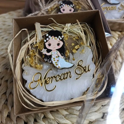 Baskıcı Amca Deniz Kızlı Epoksi