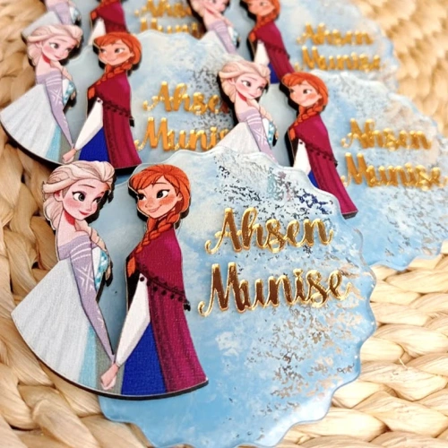 Baskıcı Amca Elsa Boyamalı  Magnet