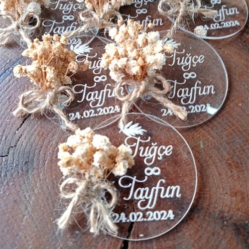 Baskıcı Amca Şeffaf Pleksi Magnet