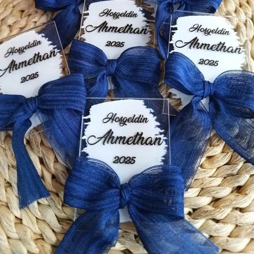 Fiyonlu Erkek Bebek Magnet