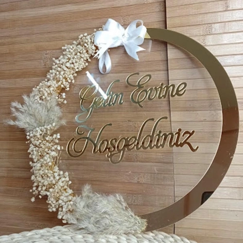 Baskıcı Amca Gelin Kapı Süsü