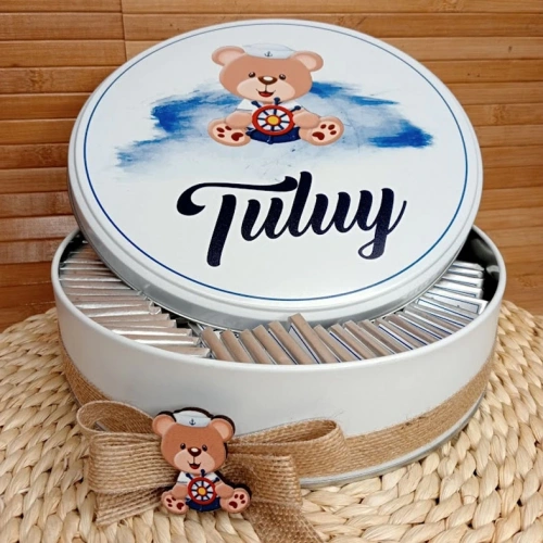 Gemici Ayı Temalı Hediyelik  Çikolata Kutusu