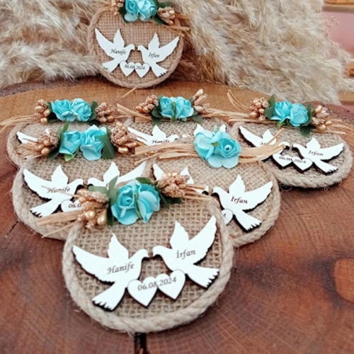 Baskıcı Amca Hasır Süslemeli Magnet