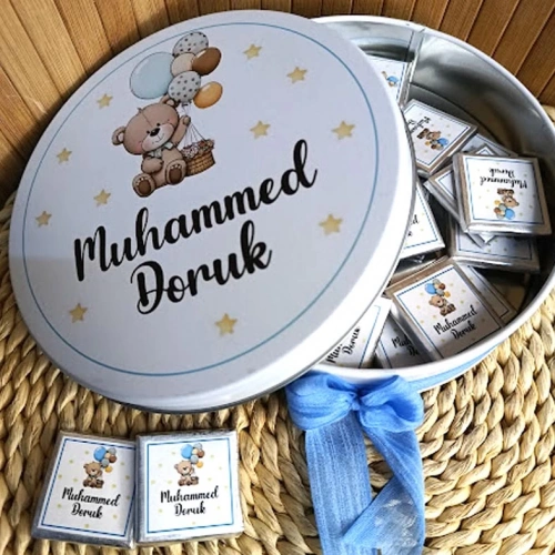 Sevimli Ayıcık Temalı Çikolata Kutusu