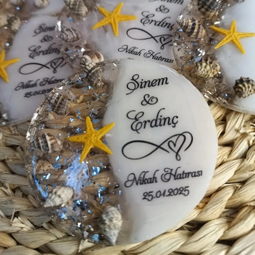 Baskıcı Amca Deniz Yıldızlı Epoksi Magnet